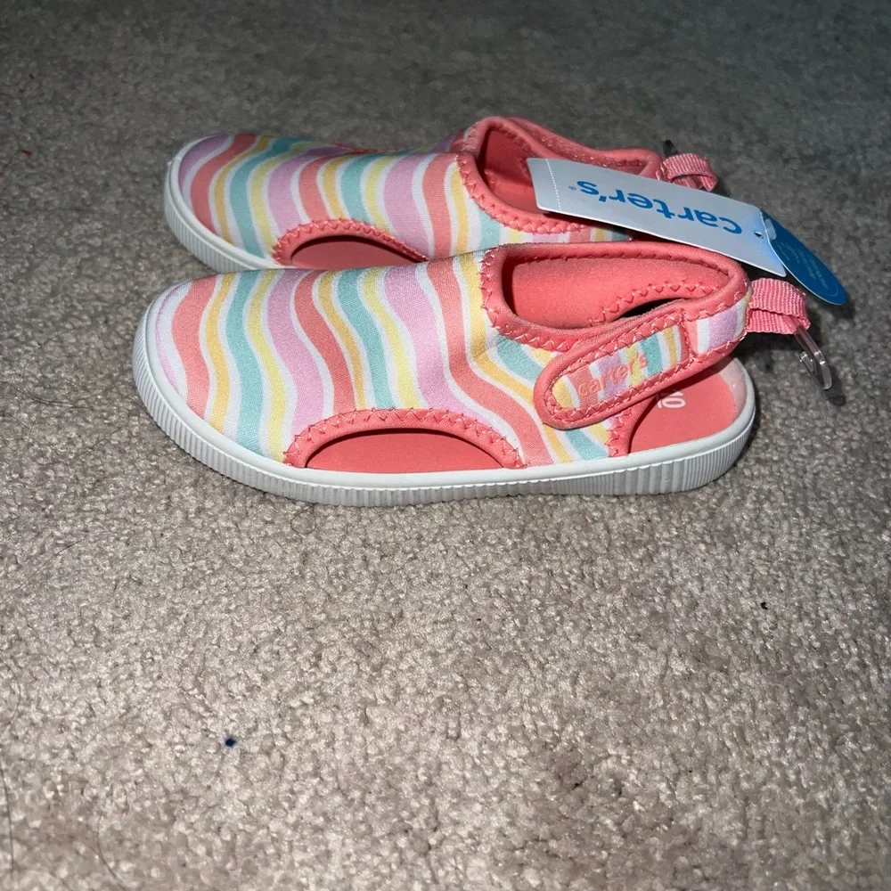 New Carters Girls Colorful Water Shoes
